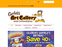 Tablet Screenshot of garfieldcollectibles.com